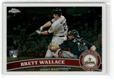 2011 Topps Chrome Brett Wallace #203 RC Houston Astros (Padres, California)