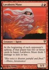 MTG Magic the Gathering Lavaborn Muse (685/1104) The List LP