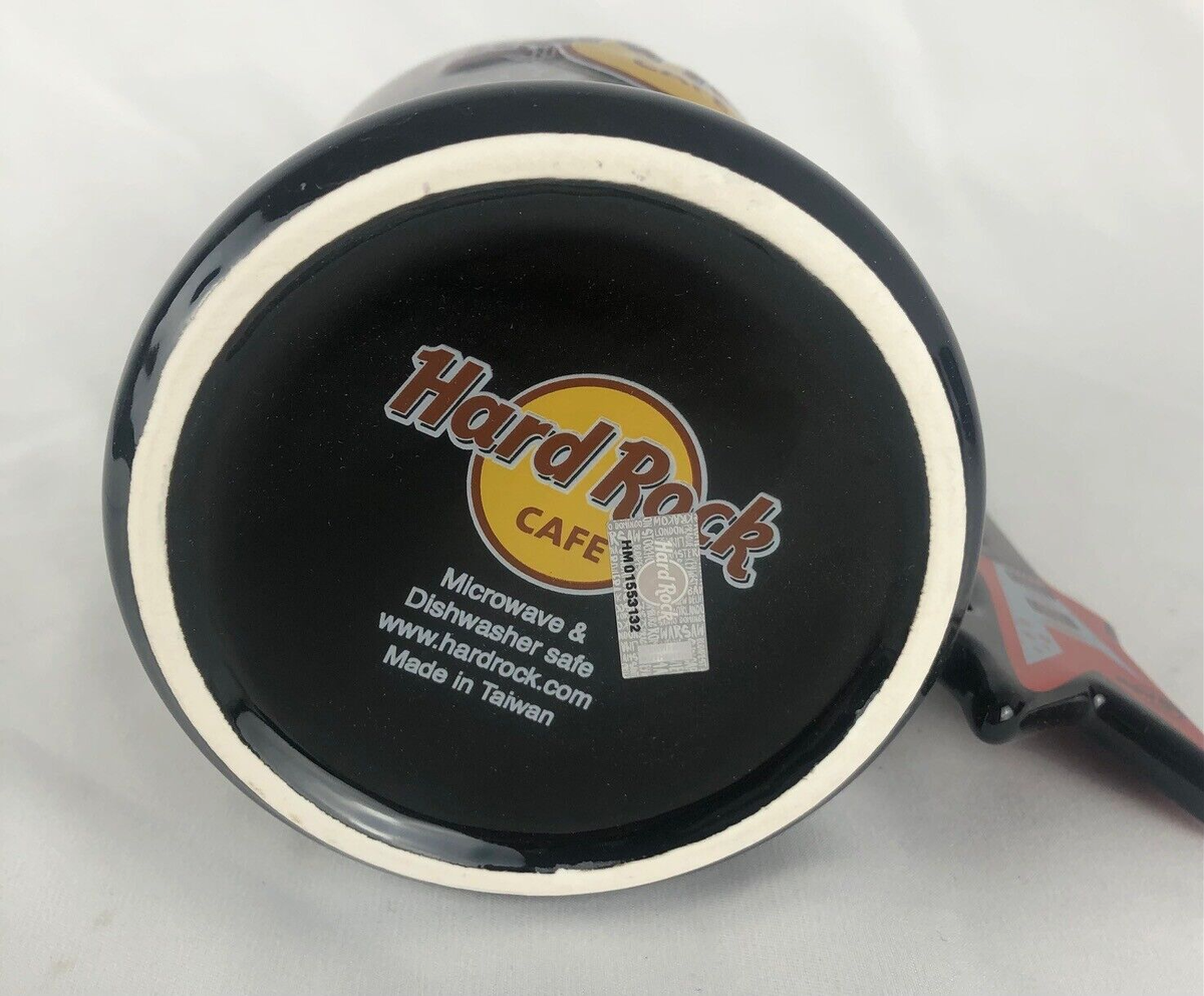 Hard Rock Cafe London Guitar Handle Large 3D Ceramic Mug Cup Hard Rock Cafe London Guitar Handle Large 3D Ceramic Mug Cup