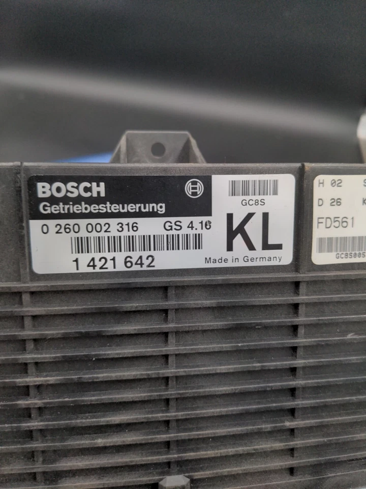 Módulo de control de transmisión BMW 318i 318is 1994-1997 TCM, 0 260 002 316 KL OEM Foto 2 de 4