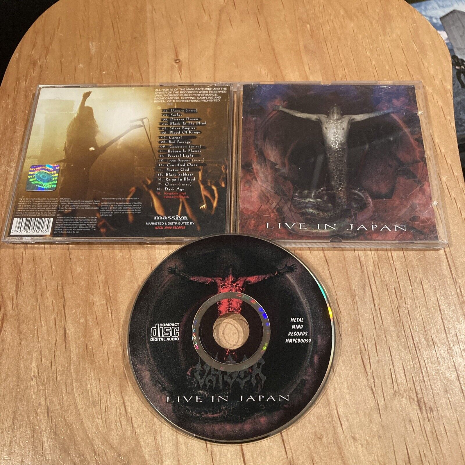 Vader - Live In Japan CD 90s Polish press morbid angel slayer behemoth krisiun