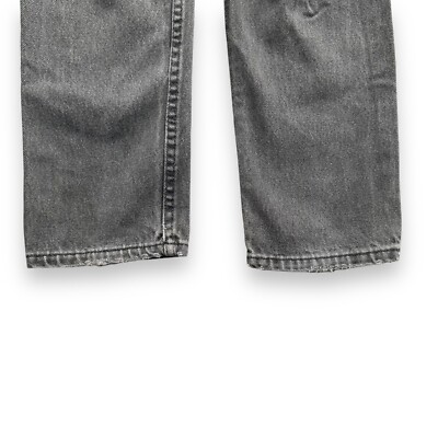Vintage 90s Levis 550 Orange Tab Grey Black Jeans Kids Youth Size