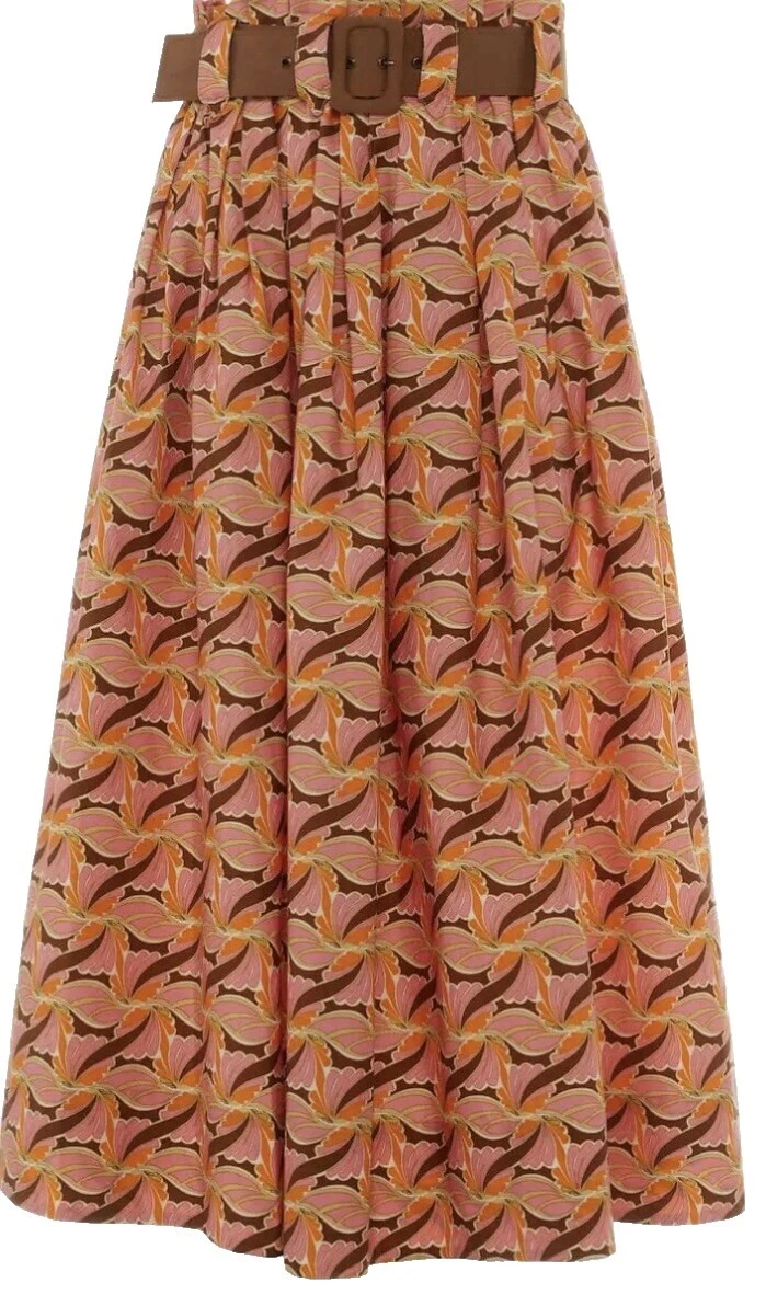 Faldas florales de poliéster para mujer Anthropologie