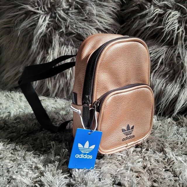 adidas leather backpack