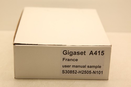Gigaset - A415 - Cordless Phone - Black And Argent - Good Condition - Zdjęcie 2 z 2