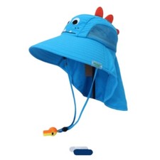 Children's Shade-Wearing Cap Summer UV Hat Large Cap Breathable Fishing Hat Brim