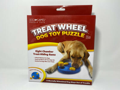 Outward Hound Treat Wheel Interactive Doy Toy Puzzle for Dogs, Large