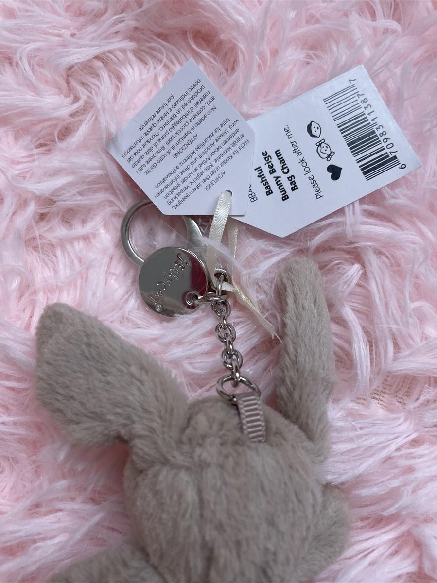 NWT Jellycat Bashful Blush Bunny Bag Charm Tiny 3.5