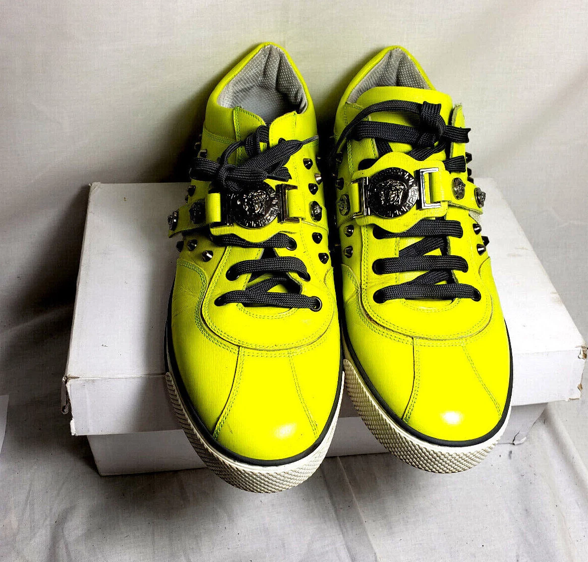 Versace sales neon sneakers