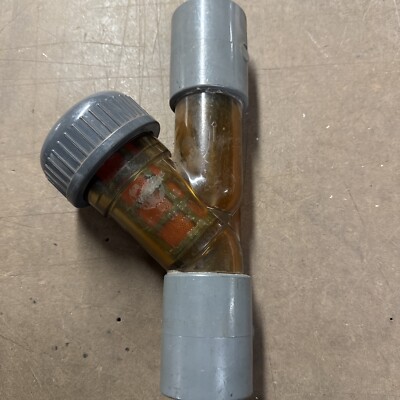 Georg Fischer 1 1/2  Clear Line Strainer