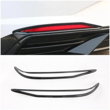 Carbon Fiber Rear Fog Light Lamp Lid Cover Trim For 2021-2023 Hyundai Elantra