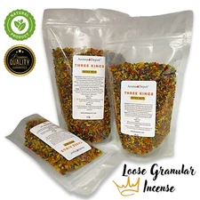 Three 3 Kings Granular Natural Resin Incense 1oz up to 5 lb 3 Reyes Magos Church