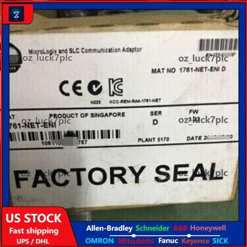 1761-NET-ENI MICROLOGIX AND SLC COMMUNICATION NEW FedEx or DHL