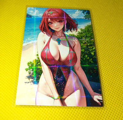Xenoblade Chronicles 2 Waifu Goddess Beauty custom Holo Card