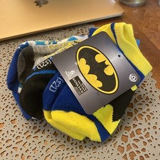 No Show Socks Batman Children  s Small Shoe Size 4.5 -8.5