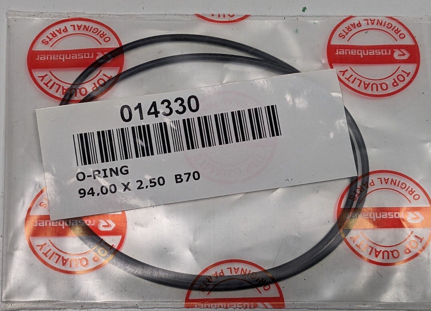 NEW Rosenbauer Fire Engine B70 Lot of 2 Replacement O-Rings 94.0 x 2.5 mm 014330