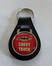 Chevrolet Truck Keychain Chevy Black Leather Key Chain Chevrolet Truck Keychain Chevy Black Leather Key Chain