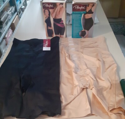 PANCERA GUAINA GAMBALETTO PLAYTEX VITA ALTA NERO BEIGE ART 4262