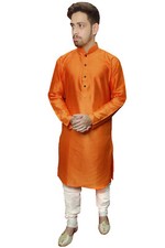 Men Ethnic Indian Design Kurta Churidar 2pc Suit's - Worldwide Postage