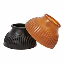 KL Select Italian Rubber Bell Boots - Black & Tan - SM, MD, LG, XL, XXL