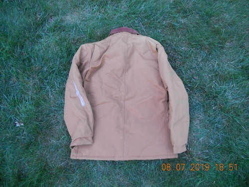 NWT Carhartt Traditional Arctic Quilt Lined Coat Jacket Large C003 Brown Winter - Picture 2 of 12
