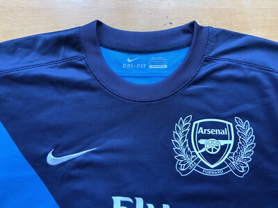ARSENAL LONDON 2011 2012 AWAY SHIRT JERSEY NIKE 423983-472 sz L