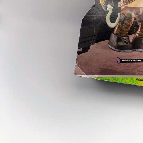 Teenage Mutant Ninja Turtles Wanted 80s Rocksteady Figure New Sealed TMNT 2012 - Picture 9 of 11