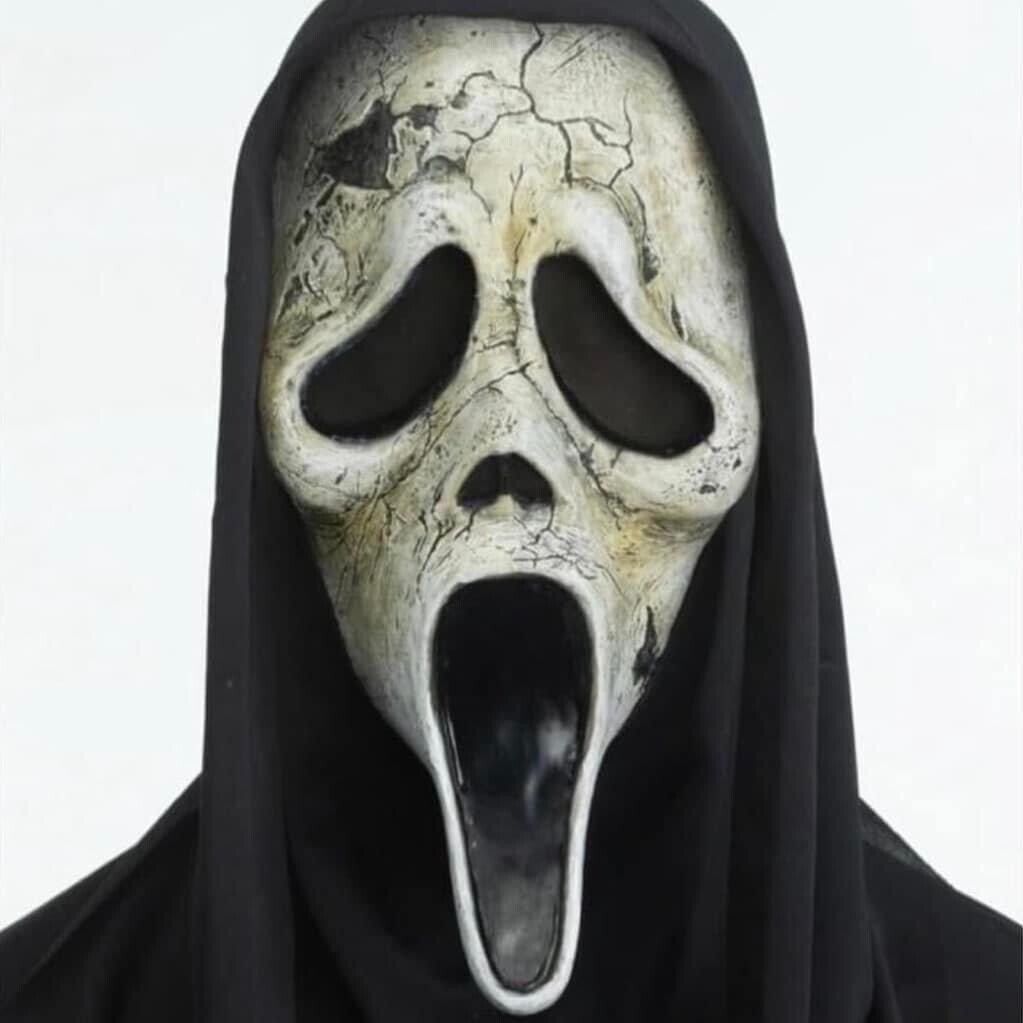 Scream 6 Ghost Face Aged Mask Officially Licensed Movie Mask NEW by Fun  World