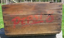 Vintage Rare Drink Pepsi 8 Wood 8 oz Soda Bottle Case Crate De Pere Wisconsin WI