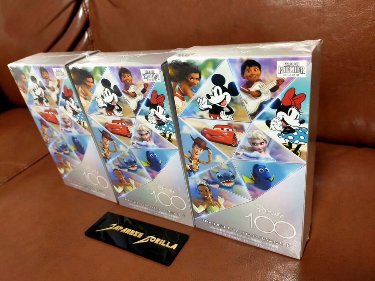 2023 EPOCH PREMIER EDITION　3BOX 3 Box Set Disney 100th Anniversary 2023 EPOCH Premier