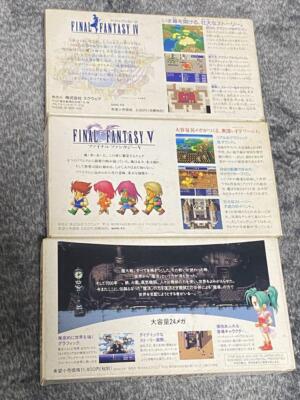 Nintendo Super Famicom Final Fantasy IV & V & VI set Japan SNES w/box SFC 67 | eBay Nintendo Super Famicom Final Fantasy IV & V & VI set Japan SNES w/box SFC 67 | eBay