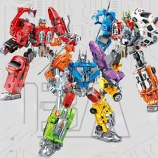 HZX Defensor & Bruticus & Superion Devastator Sets IDW Action Figure Toys Colors