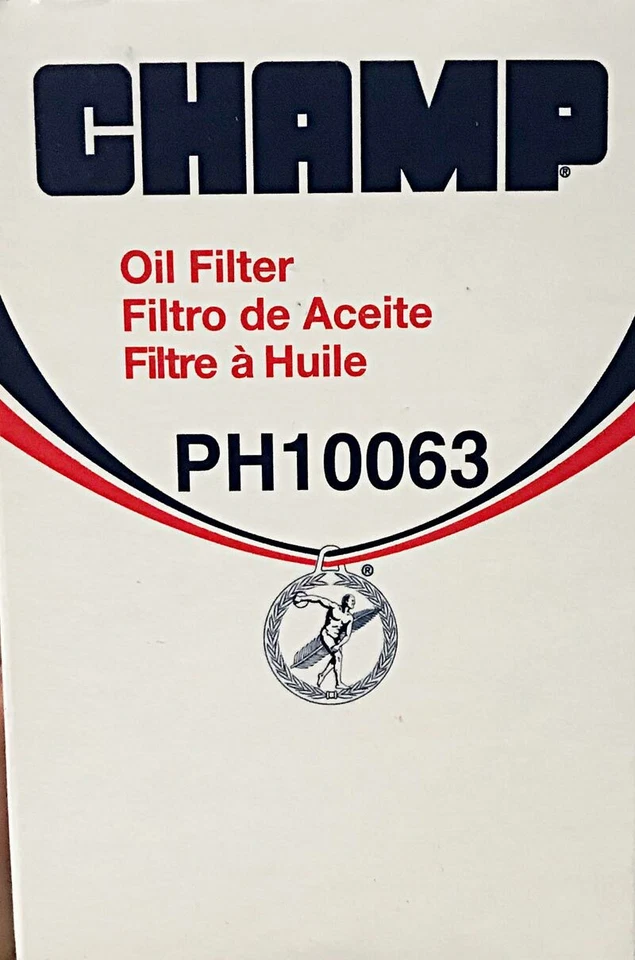 FILTRO DE ACEITE CHAMP PH10063 PARA CADILLAC CHEVROLET GMC - ESTUCHE DE 6 Foto 3 de 4