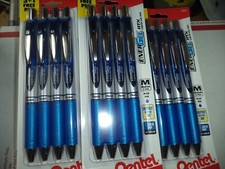 12 Pentel EnerGel RTX M MEDIUM 0.7 BLUE LIQUID GEL PEN 22941 072512229415 OEM