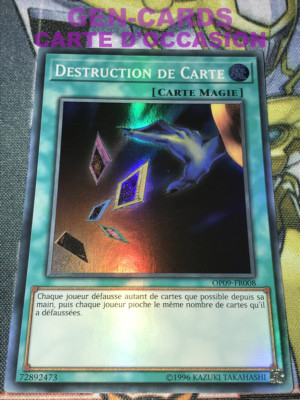 Yu Gi Oh Karte KARTENZERSTÖRUNG OP09-FR008