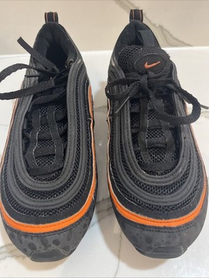 Nike AirMax 97/Black-Safety Orange (DX3088-001)/Size: 4y