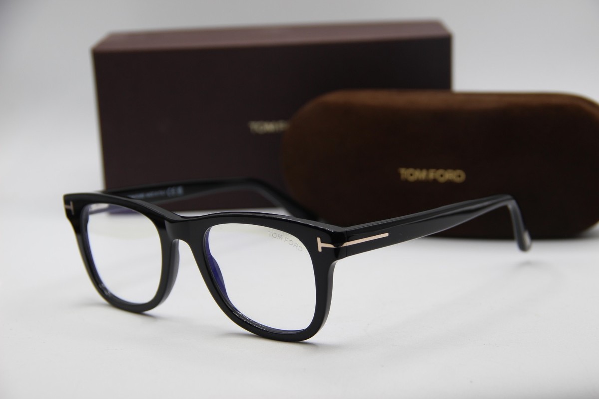TOM FORD TF 5820-B ブラックサングラス NEW TOM FORD TF 5820-B ECO 001 BLACK AUTHENTIC FRAMES EYEGLASSES