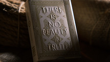 Lies Playing Cards (There is No Beauty in Truth) Poker Kartenspiel wei&szlig; mit Pr&auml;g
