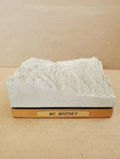 3D Model of Mount Whitney, 1983, ~ 6" x 4.5" x 2", 2lbs, 10oz