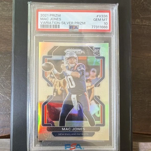 Mac Jones 2021 Panini Prizm Mac Jones Silver Prizm