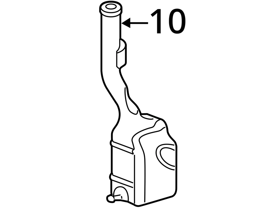 Coolant Reservoir Fits 11-17 ODYSSEY 2007416 - Изображение 4 из 4