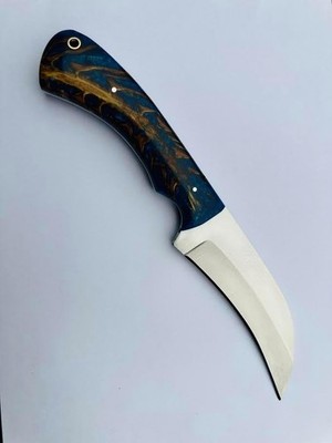 Blue Raisen Stainless Steel 10-In Knife, Steel Bolster. D2 Stainless Steel Blade