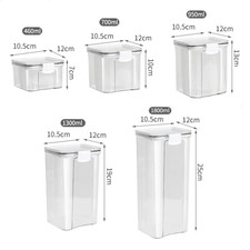 Moisture-Proof مختوم Jars طقم لـ مطبخ Grain و Seasoning تخزين