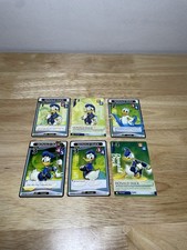 6 Kingdom Hearts TCG Disney Cards "Donald Duck Level 1-4 Common-Rare