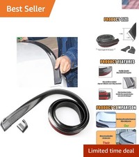 Universal Carbon Fiber Rear Spoiler Lip Kit - Stylish Protection Performance