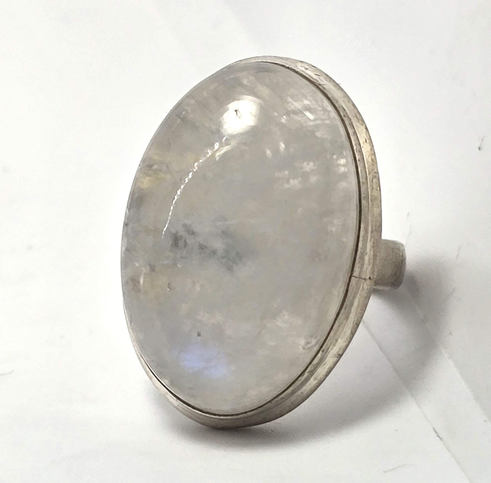 Blue Moonstone large open work solid sterling sil… - image 8