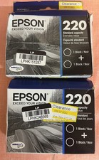 Epson 220 DURABrite Ultra Black Ink Cartridge 2-Pack WF-2630 WF-2650 Read Descri