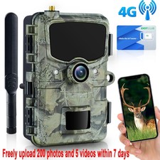 Campark 24MP 4G LTE Wireless Cellular Trail Camera Wildlife Game with SIM Card