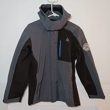 Reebok Fleece Lined Jacket Boys Size L 14-16 Gray Hooded Full Zip