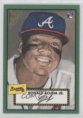 2018 Topps Gallery Heritage Green 162/250 Ronald Acuna Jr #H-40 Rookie RC 0o84